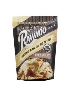 Raw Organic Peruvian Cacao Butter - 16 oz