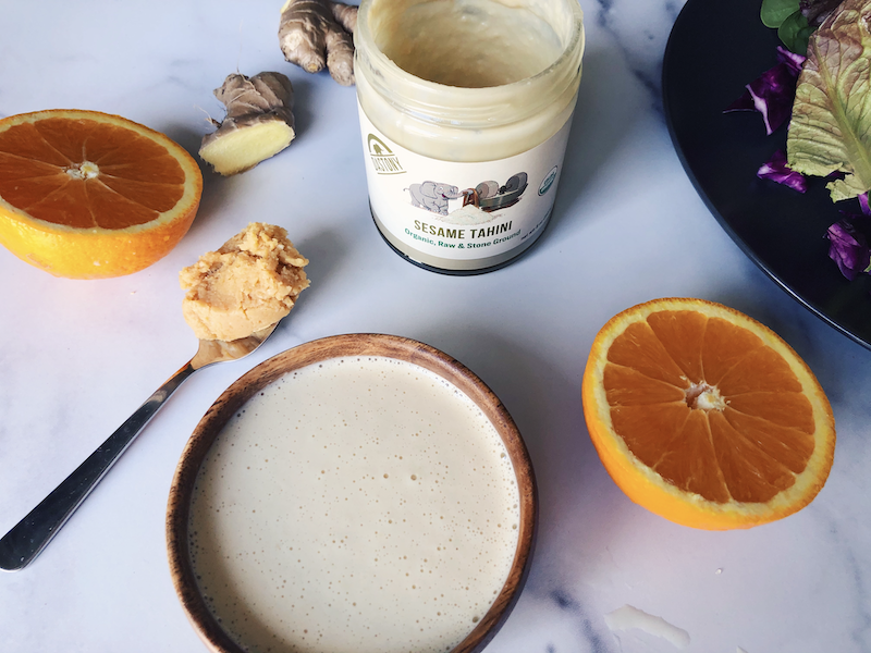 Orange Miso Tahini Dressing
