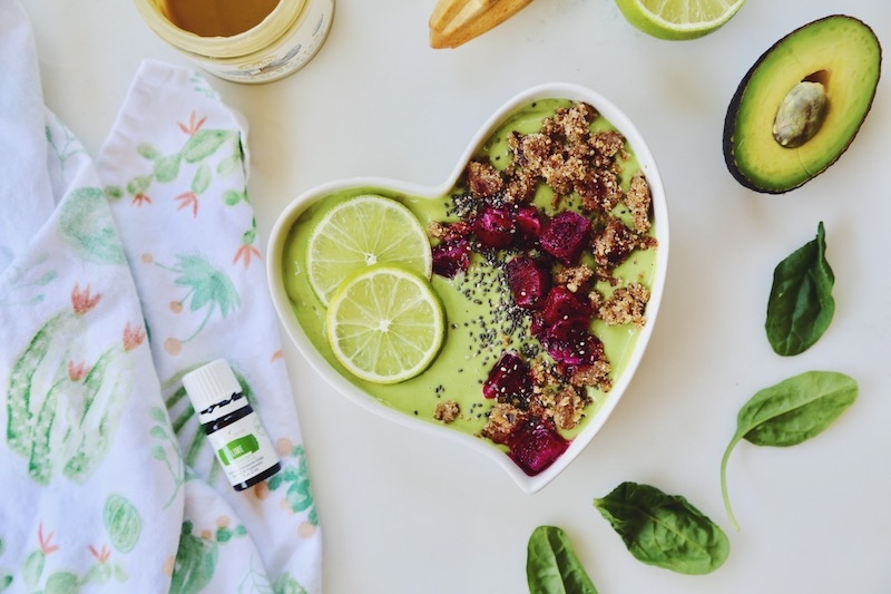 Raw Vegan Key Lime Pie Smoothie Bowl 