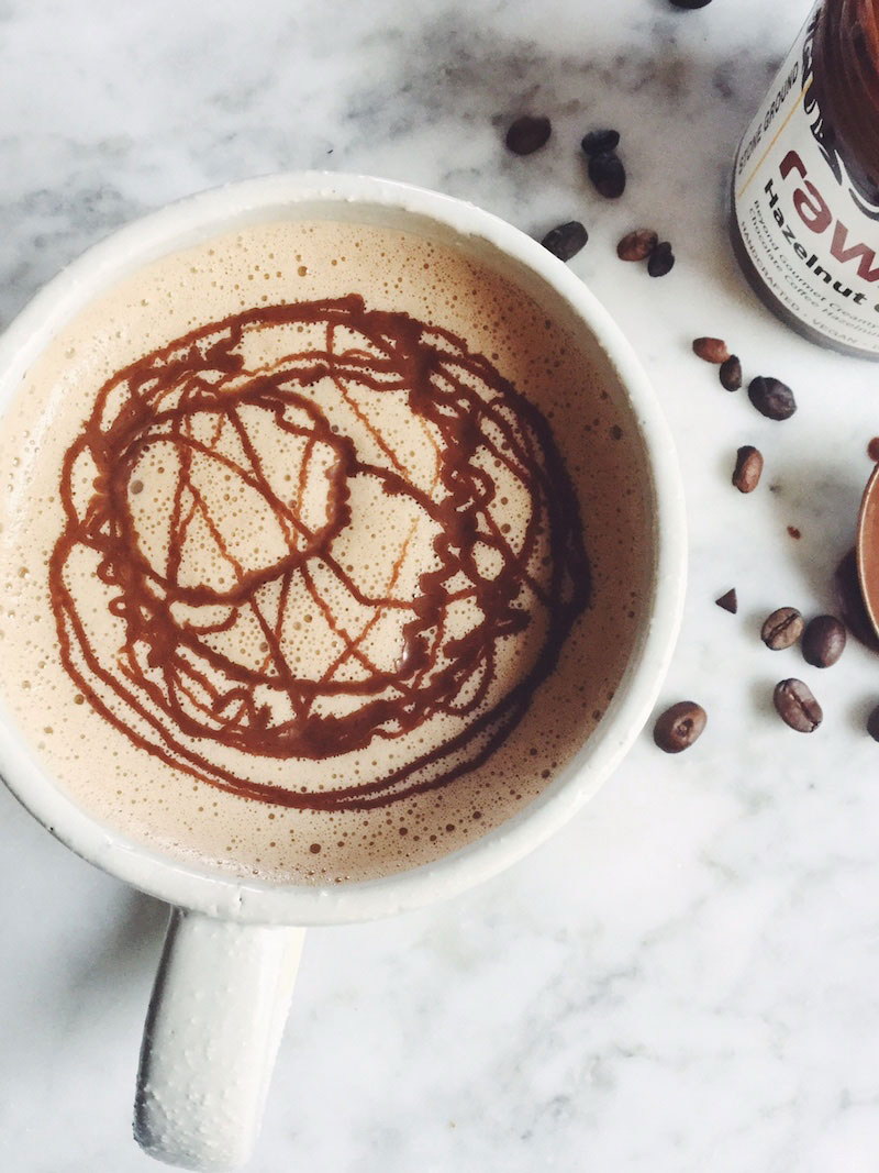 Vegan Chocolate Hazelnut Mocha Latte Vegan Chocolate Hazelnut Mocha Latte