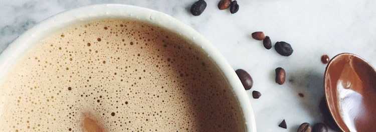 Vegan Chocolate Hazelnut Mocha Latte