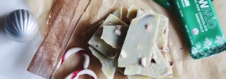 Healthy Organic Vegan Peppermint Bark