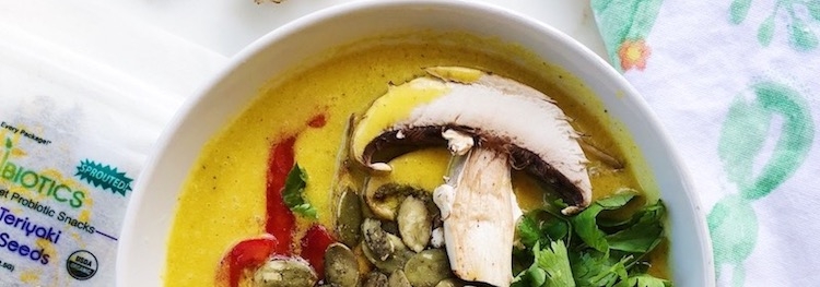 Vibrant Raw Thai Coconut Soup
