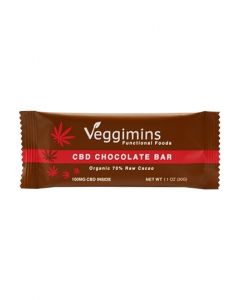 Dark Chocolate Bar with Hemp CBD - 100 mg - 1.1 oz