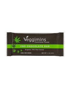 Dark Chocolate Bar with Hemp CBD - 15 mg - 1.1 oz